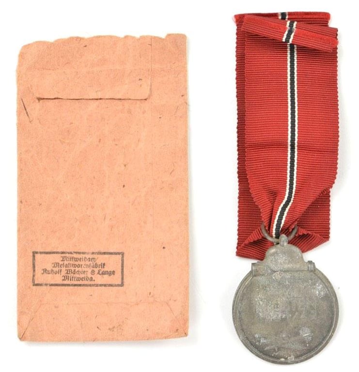 German Eastern Front Medal with Pouch