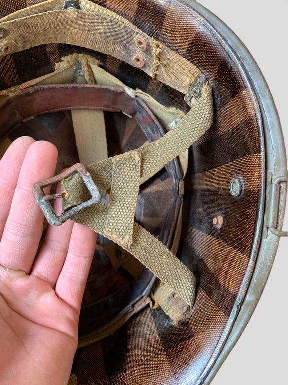 U.S. Paratrooper Airborne Helmet and Liner