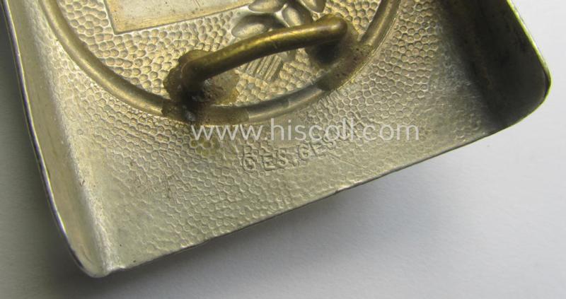 Nickle-chrome-based, EM/NCO-type F.A.D.- (ie. 'Freiwilligen Arbeitsdienst'-) belt-buckle