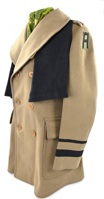 US WW2 Major General and Nuremberg Trail Member: Lawrence C. Jaynes Officer Overcoat