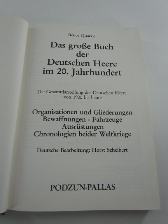 Book : Das Grosse Buch der Deutschen Heere
