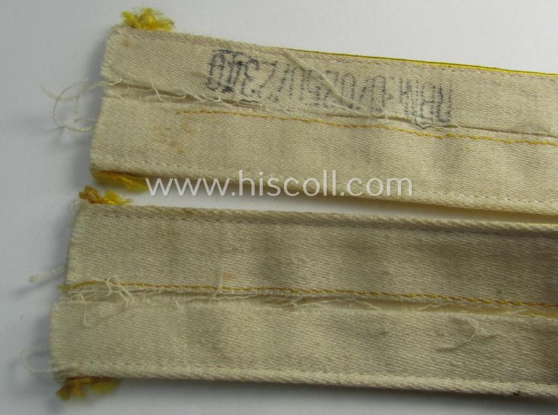 WH cuff-title (ie. 'Ärmelstreifen') entitled: 'Kreta' (being an example that bears a printed 'RbN.'-numeral) and that comes in a surely issued albeit simply never worn nor once tunic-attached, condition