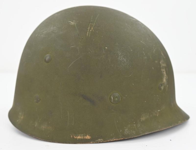 USN WW2 M1 5th Army Shore Patrol Helmet