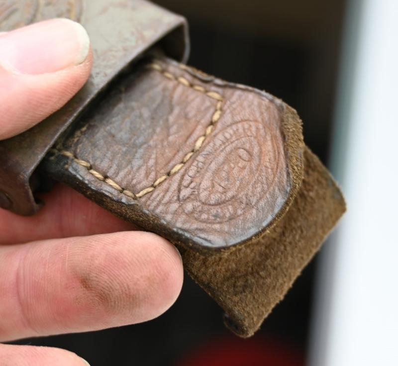 German WH Beltbuckle with Tab 'E.Schneider'