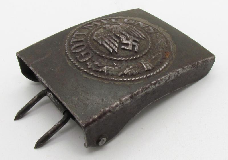 Wehrmacht (Heer) EM-NCO's Belt Buckle MSS 40
