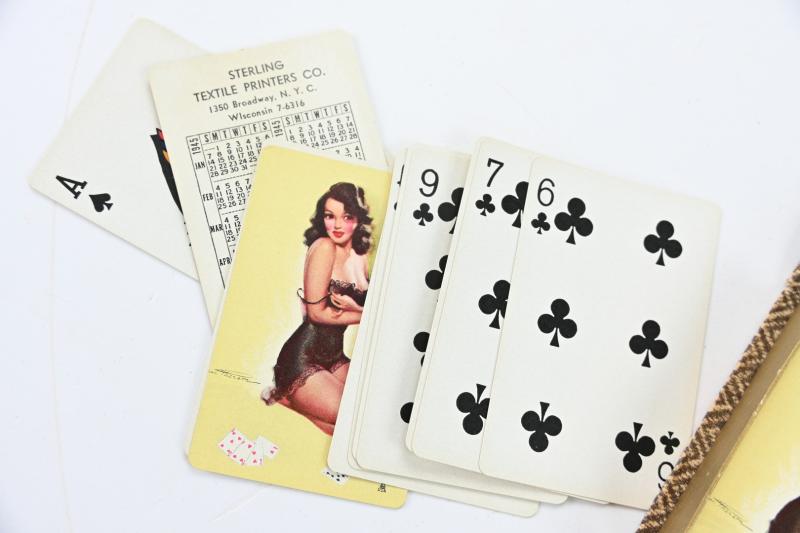 US WW2 Pin-up Playing Card set 'Win, Lose or Draw'