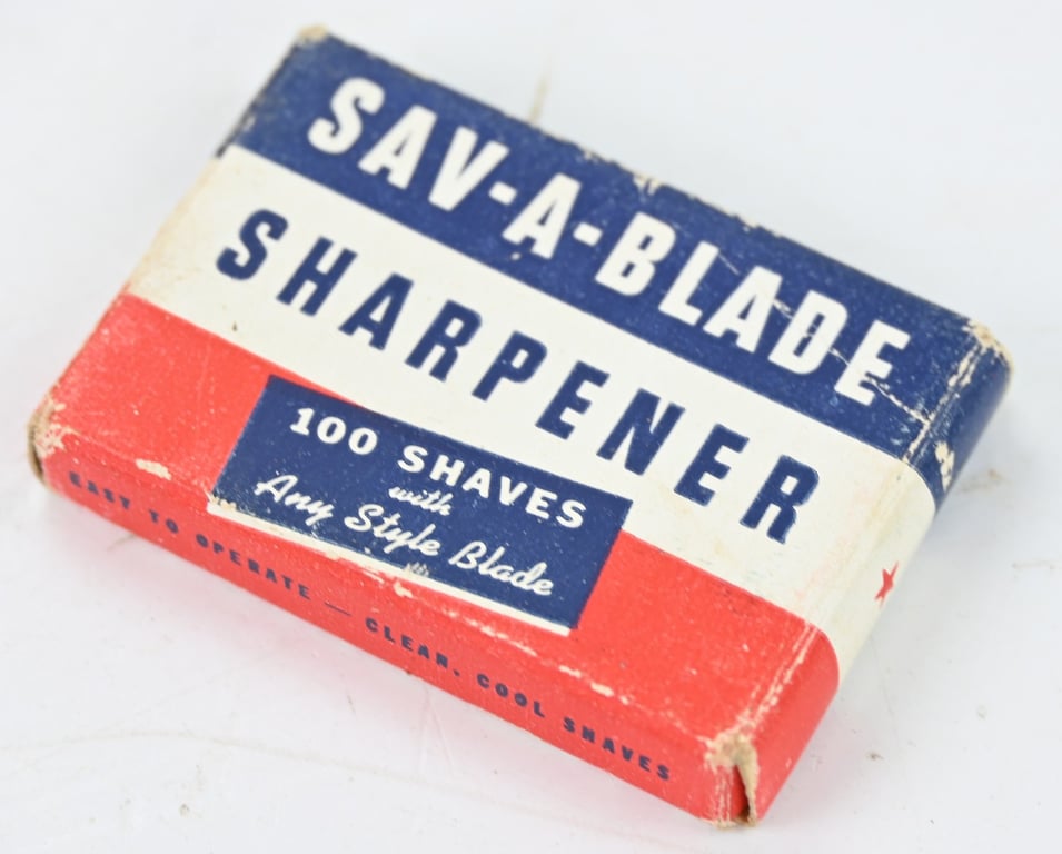 US WW2 Razor Sharpener in box
