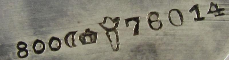 Silver presentation cup for police school 'Carl Severing'