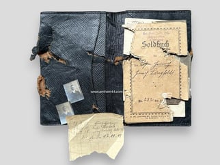 German WWI Battle-Damage Soldbuch