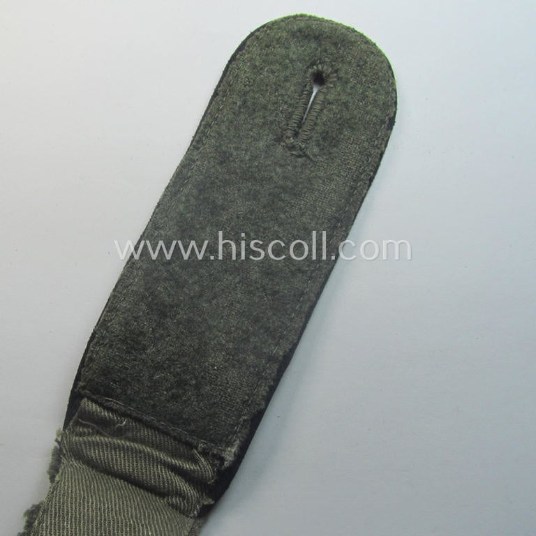 Single, early-period (ie. 'M40-pattern and/or rounded-styled), WH (Heeres) 'cyphered', EM-type shoulderstrap as was intended for a: 'Soldat u. Mitglied einer Festungs-Pionier Schule'