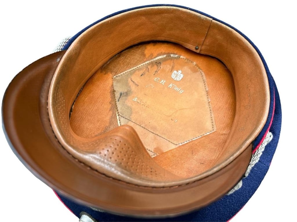 German Fire Police ( Feuerlösch Polizei ) Officer Visor Cap