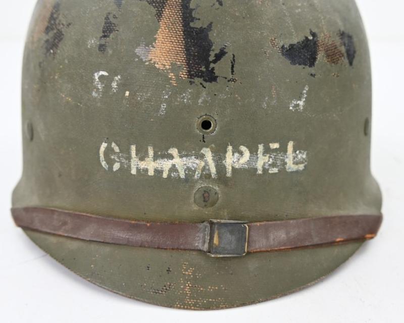 US WW2 M1 Named Helmet Liner