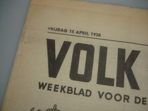Dutch Newspaper: Volk en Vaderland
