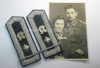 Pair of WH (Heeres), 'cyphered' 'M36'-pattern and/or pointed-styled...