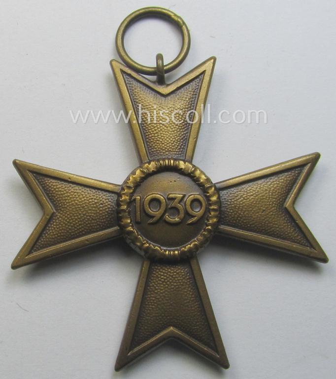 Medal-set: 'KvK 2. Klasse o. Schwn.' being a non-maker-marked (and 'Buntmetall'-based!) specimen that comes stored in its (unusually seen!) unmarked and 'Cellophan'-based pouch