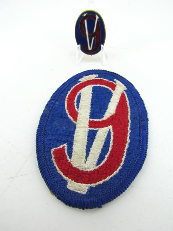 US WWII 95th Infantry Division Patch & Brooche