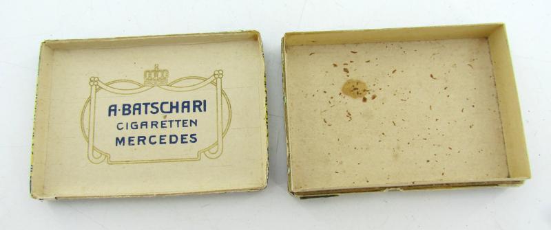 A. Batschari Mercedes cigaretten Carboard box ( empty )