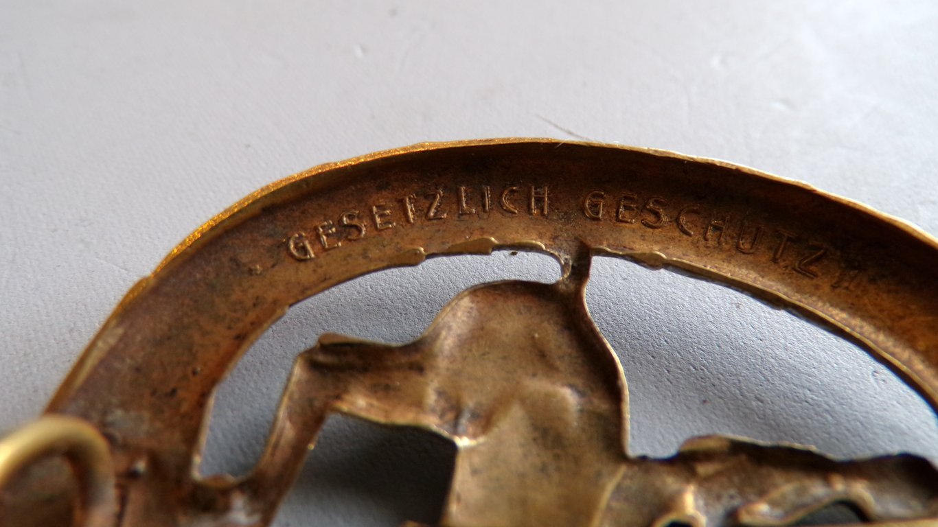 Deutsches Reiterabzeichen 3. Stufe in Bronze