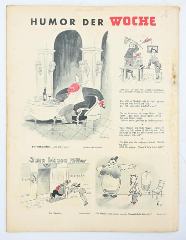 German Third Reich Magazine 'Die Woche' 1940