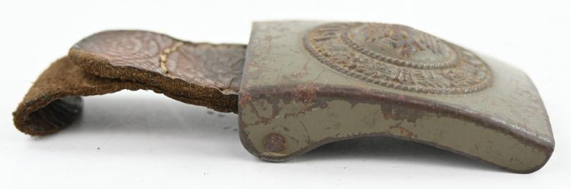 German WH Beltbuckle with Tab 'E.Schneider'