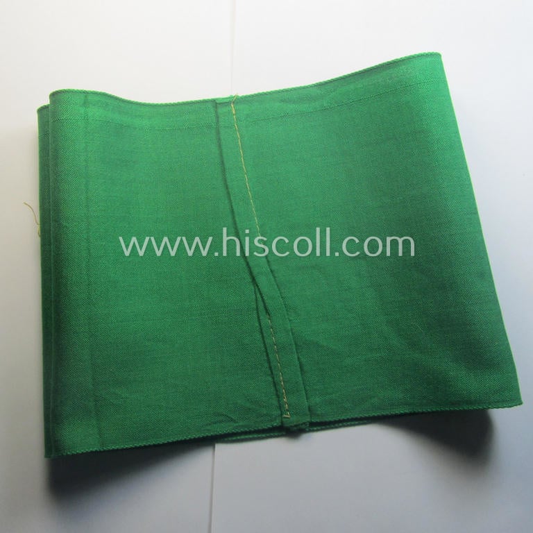 Wehrmacht-related, bright-green-coloured and/or linnen-based armband entitled: 'Feldgendarmerie' (as was specifically intended for usage by the staff of the notorious: 'Feldgendarmerie-Truppen')