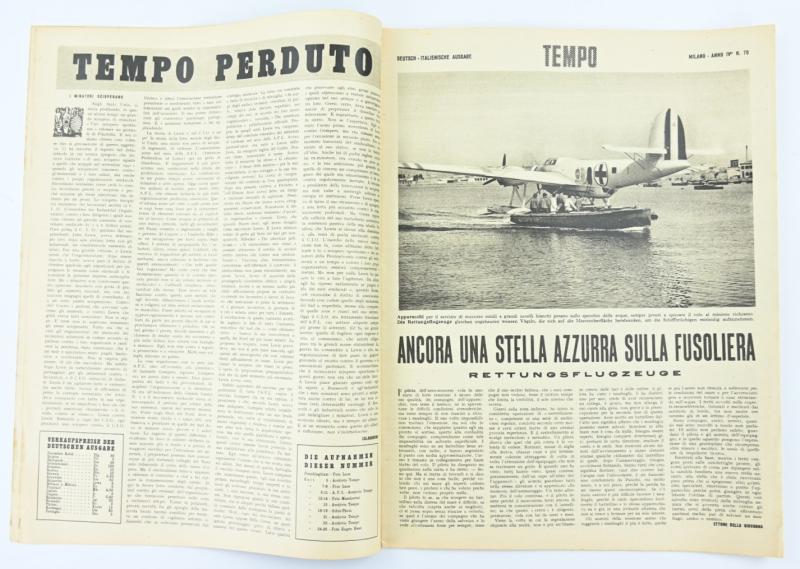 German/Italian Magazine 'Tempo' 1943