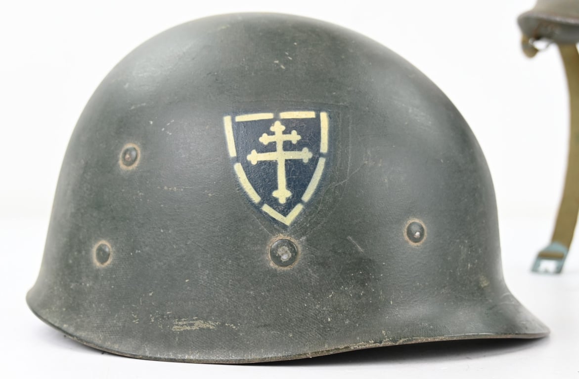 US WW2 M1 Officer Combat Helmet 79th Infantry Division