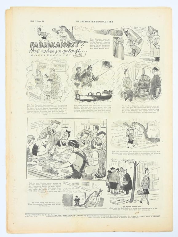 German Third Reich Magazin Illustrierte Beobachter 28 September 1944
