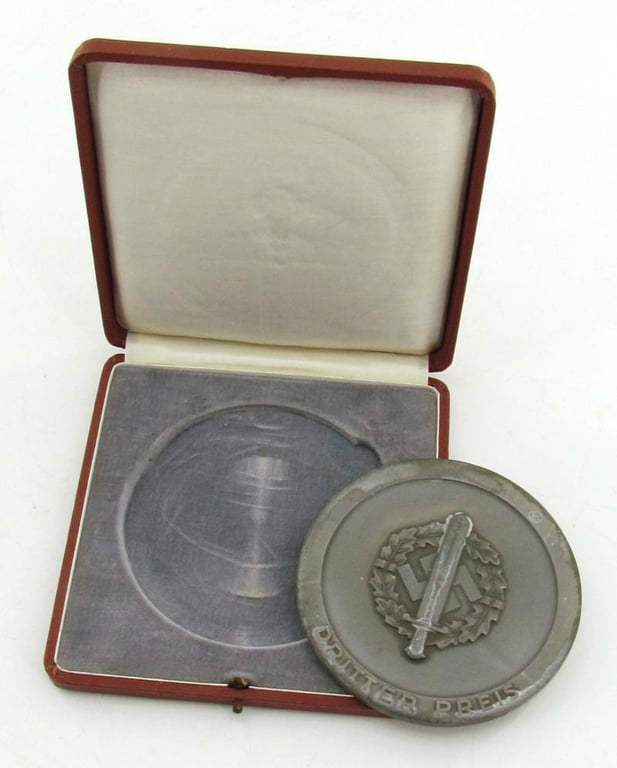 SA Reichswettkämpfe Berlin 1939 Prize Plaque (Third Prize)