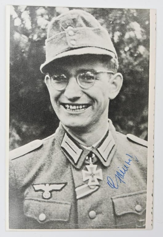 Signature of Wehrmacht Heer KC Recipient 'Gerhard Steinert'