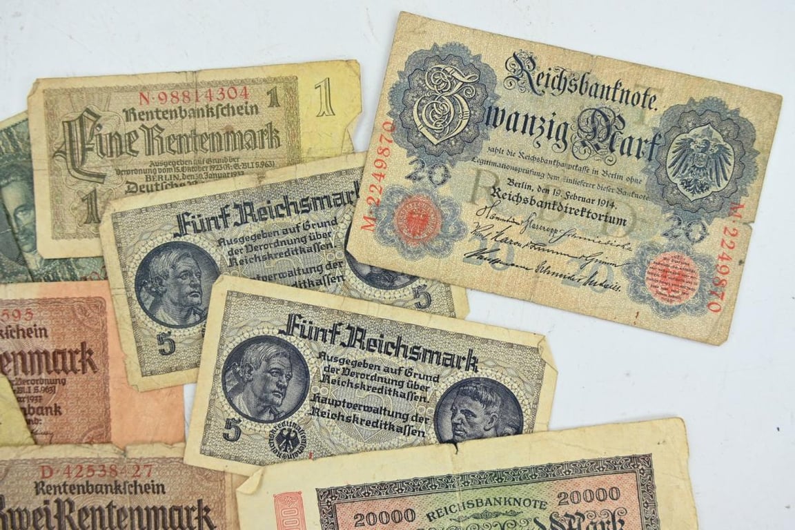 German Third Reich Period Banknotes