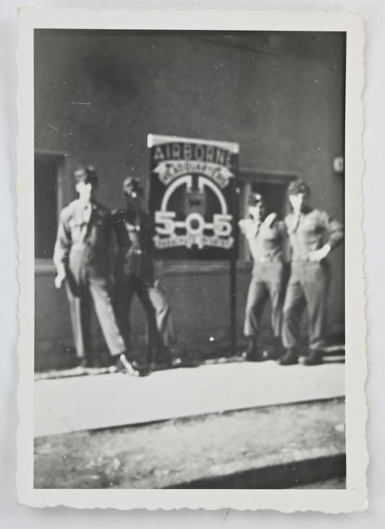 US WW2 505th Parachute Infantry Regiment Picture Set