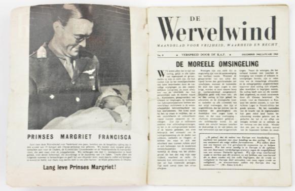 British/Dutch WW2 Droppingsbooklet 'De Wervelwind' Nr.8