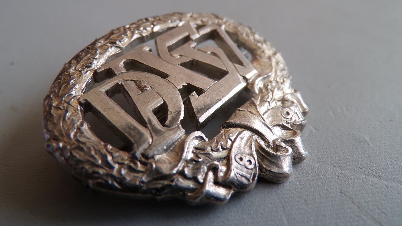 D.A.S.V Sportabzeichen in Silver 1934