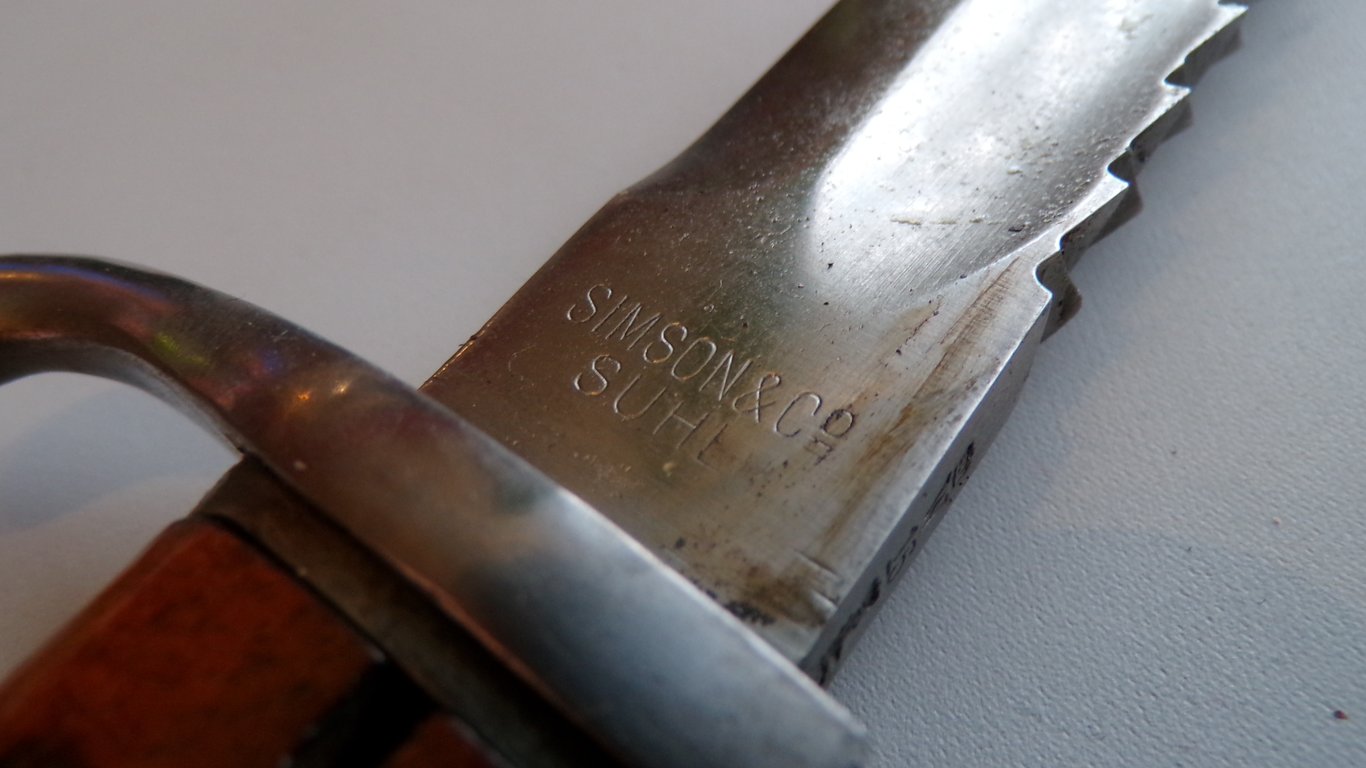 Bajonet 98/05 mit säge (sawback)