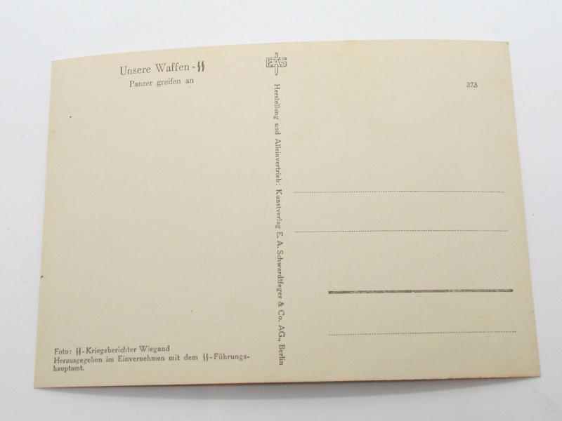 Postcard : Unsere Waffen-SS