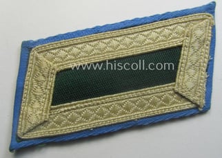 Regrettably single, (partly!) 'BeVo'-woven, NCO-pattern 'Ostvölker'-collar-tab as intended...