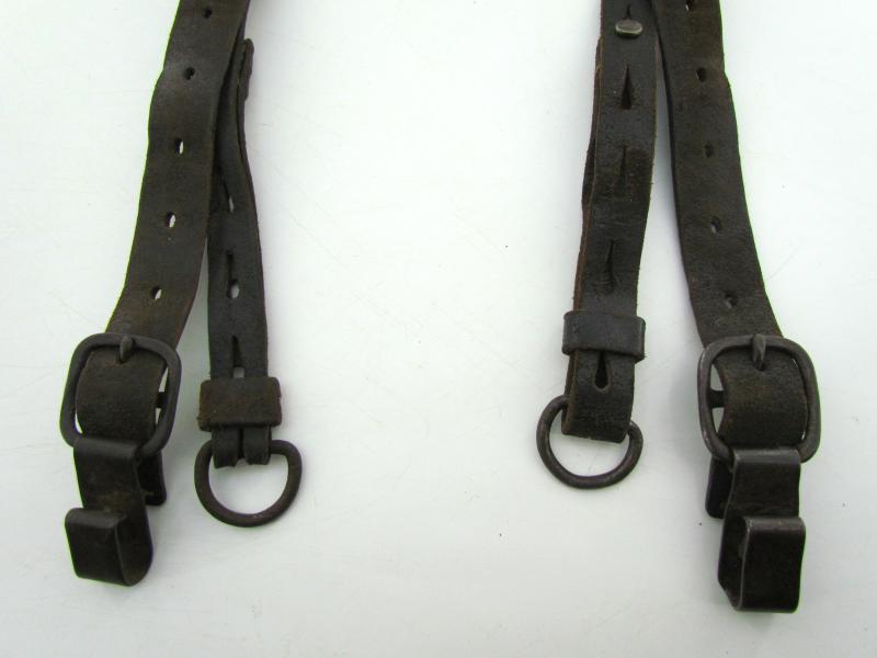 Wehrmacht leather Y-straps ‘Koppeltragegestell’