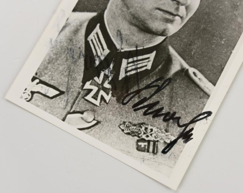 Signature of Wehrmacht Heer KC Recipient 'Heinz Knoche'
