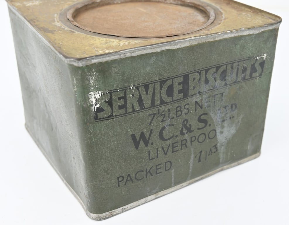 British WW2 Ration Box of Biscuits 1943