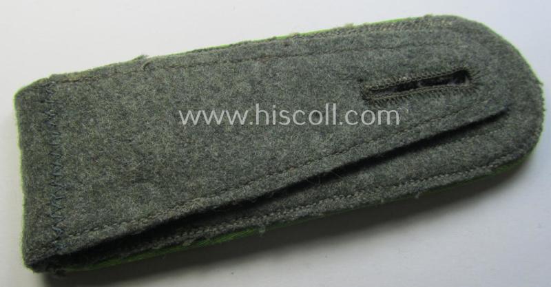 Single, WH (Heeres) early- (ie. mid-) war-period- (ie. 'M40- o. M43'-pattern) NCO-type shoulderstrap: 'Oberfwbl. der Panzer-Grenadier-Trpn.'
