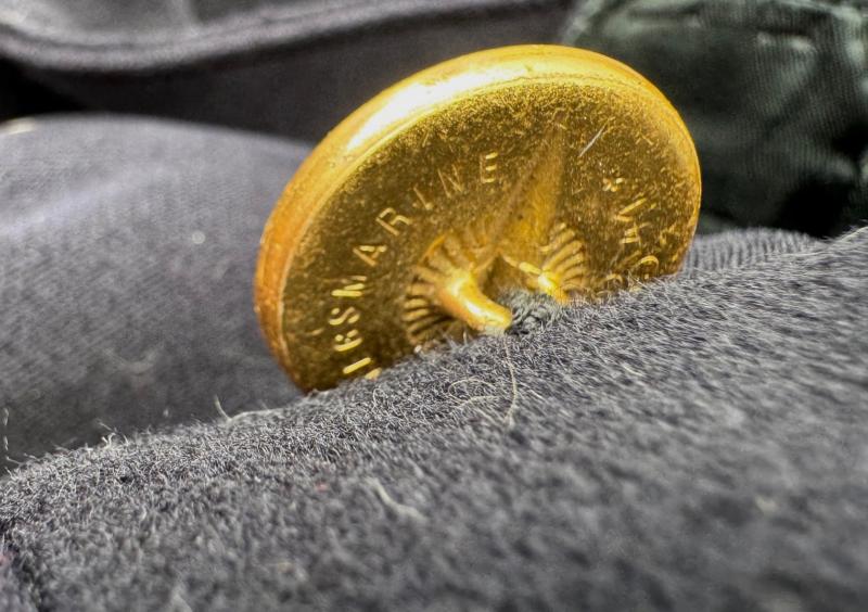 Kriegsmarine Officers Greatcoat With Insignia Maker Marked