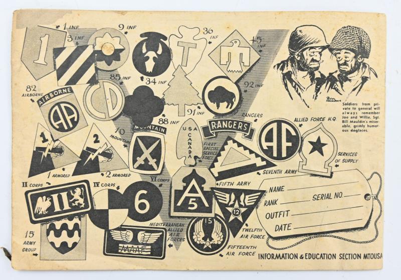 US WW2 Booklet 'Mission Accomplished'