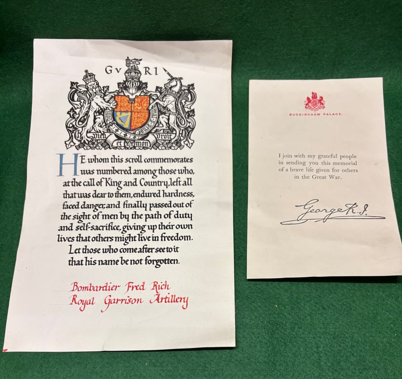 1919 Influenza Casualty Group-Bombardier F Rich