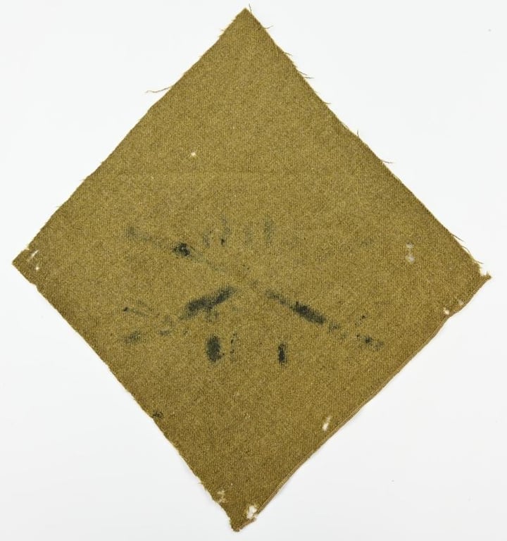 US WW2 Blanket Marking 106th CR HQ