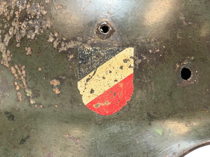 WH (HEER) M35 Double Decal Helmet Shell