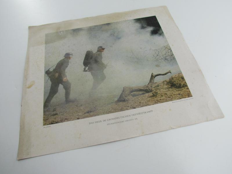 German.Printed Photo,”Das Heer Im Grossdeutschen Freiheitskampf