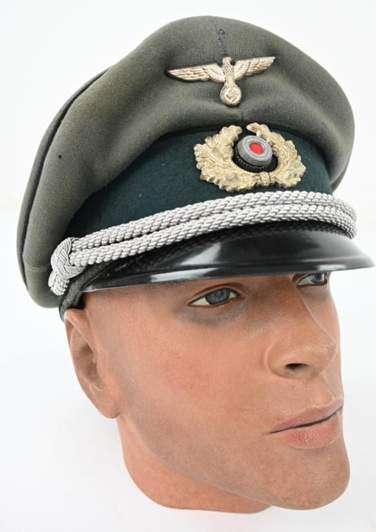 German WH Officer Pioneer Visor Cap