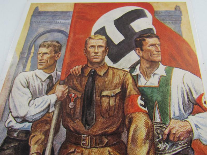 German Propaganda-Postcard - "Und Ihr habt doch gesiegt