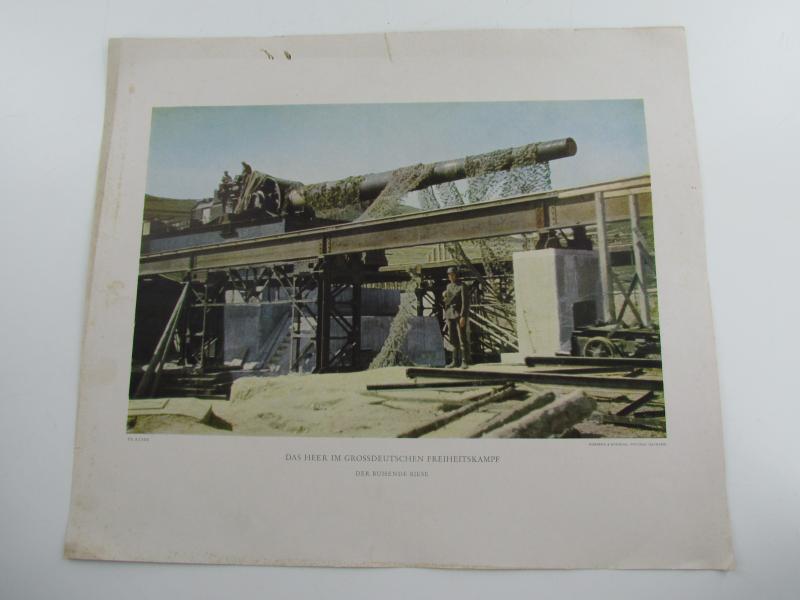 German.Printed Photo,”Das Heer Im Grossdeutschen Freiheitskampf